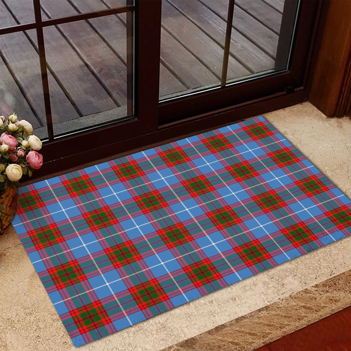 Preston Tartan Rubber Doormat L 60*90cm - Tartan Vibes Clothing