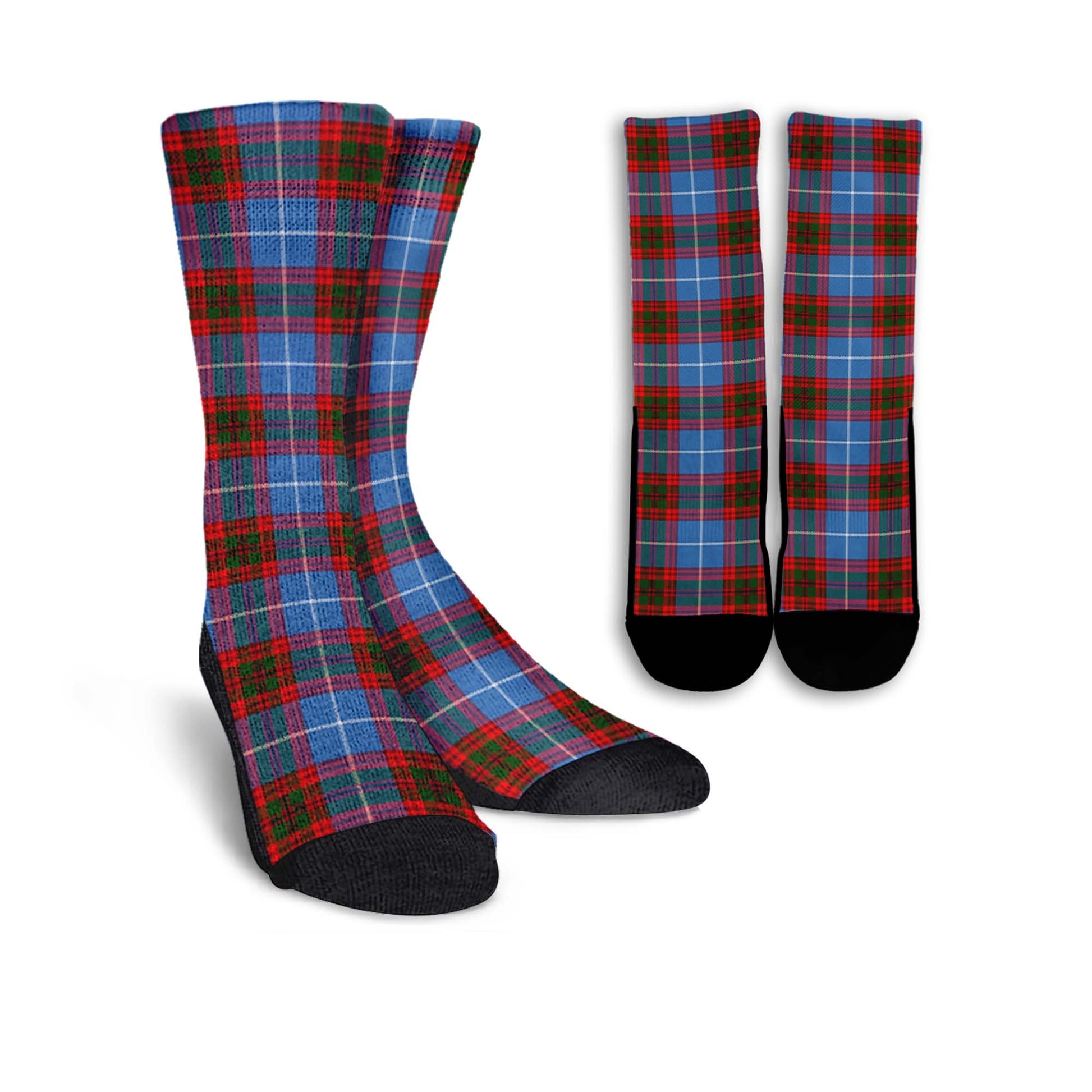 Preston Tartan Crew Socks - Tartanvibesclothing