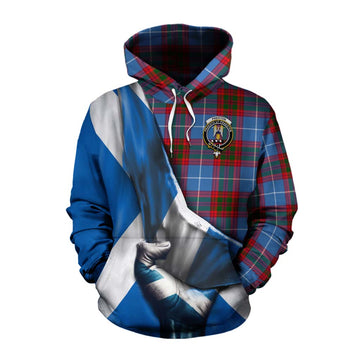 Preston Tartan Cotton Hoodie with Family Crest Scotland Patriotic Style Pullover Hoodie XS - Tartan Vibes Clothing