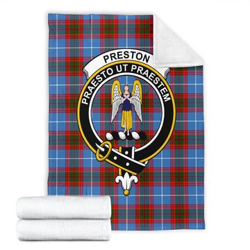 Preston Tartan Blanket with Family Crest