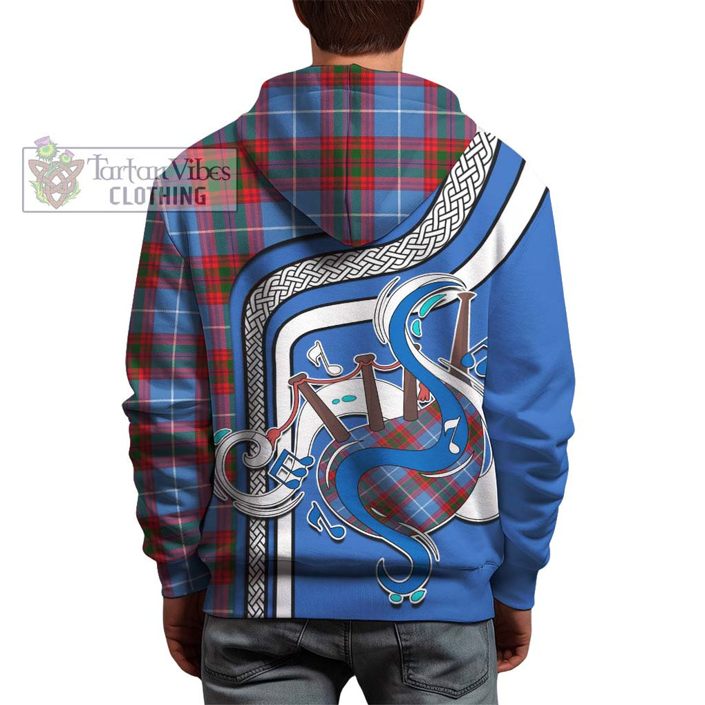 Preston Tartan Hoodie with Epic Bagpipe Style - Tartanvibesclothing Shop