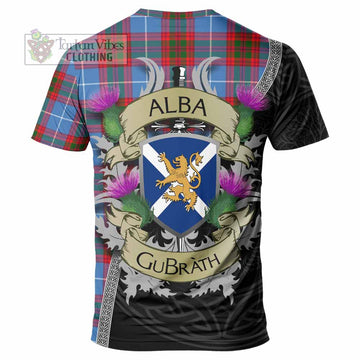 Preston Tartan Family Crest T-Shirt Lion Rampant Royal Thistle Shield Celtic Inspired - Tartan Vibes Clothing