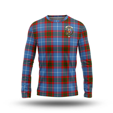 Preston Tartan Long Sleeve T-Shirt with Family Crest - Tartan Vibes Clothing