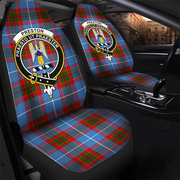 Preston Tartan Car Seat Cover with Family Crest