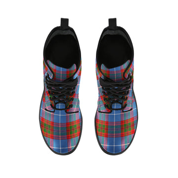 Preston Tartan Leather Boots