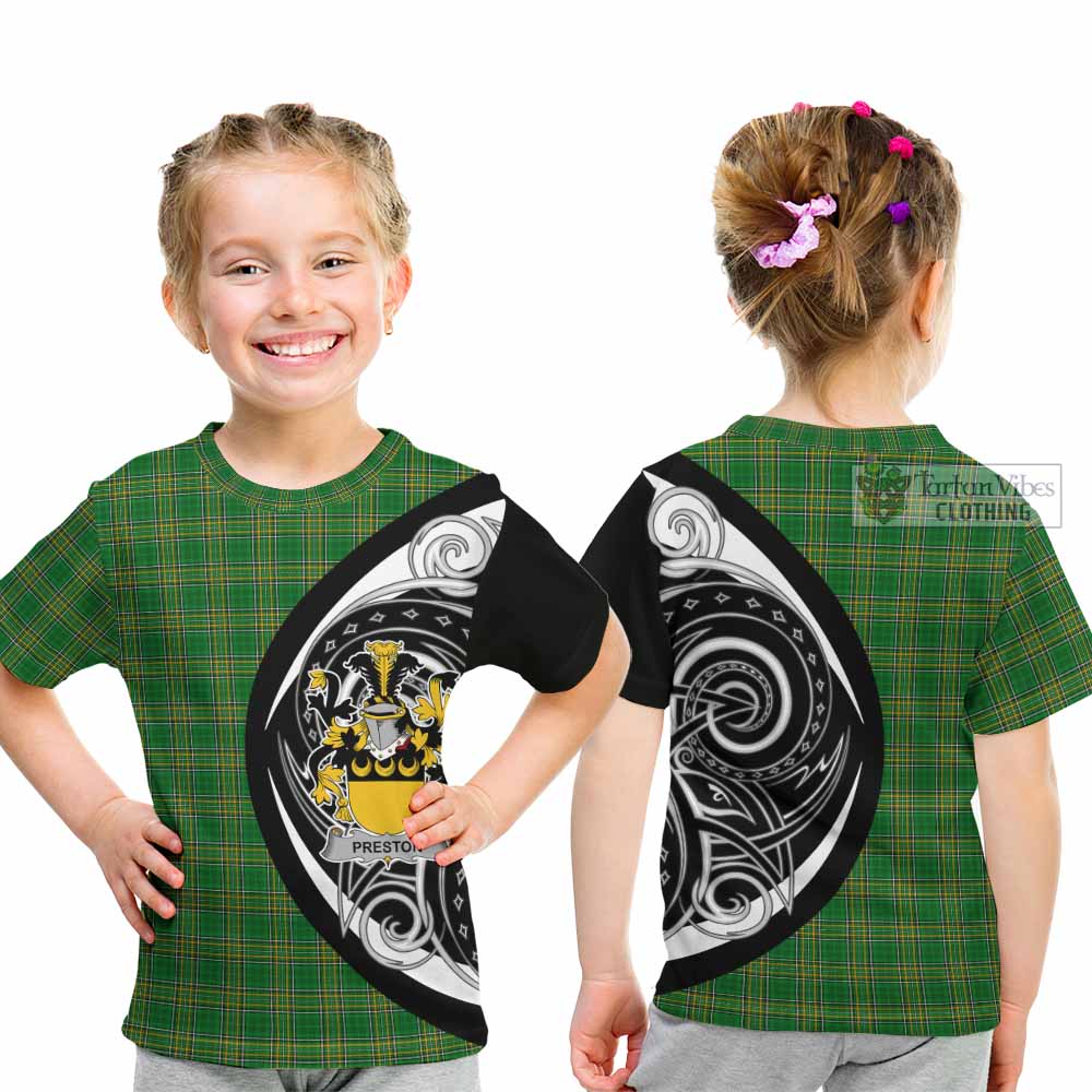 Preston Irish Clan Kid T-Shirt Celtic Circle Style - Tartan Vibes Clothing
