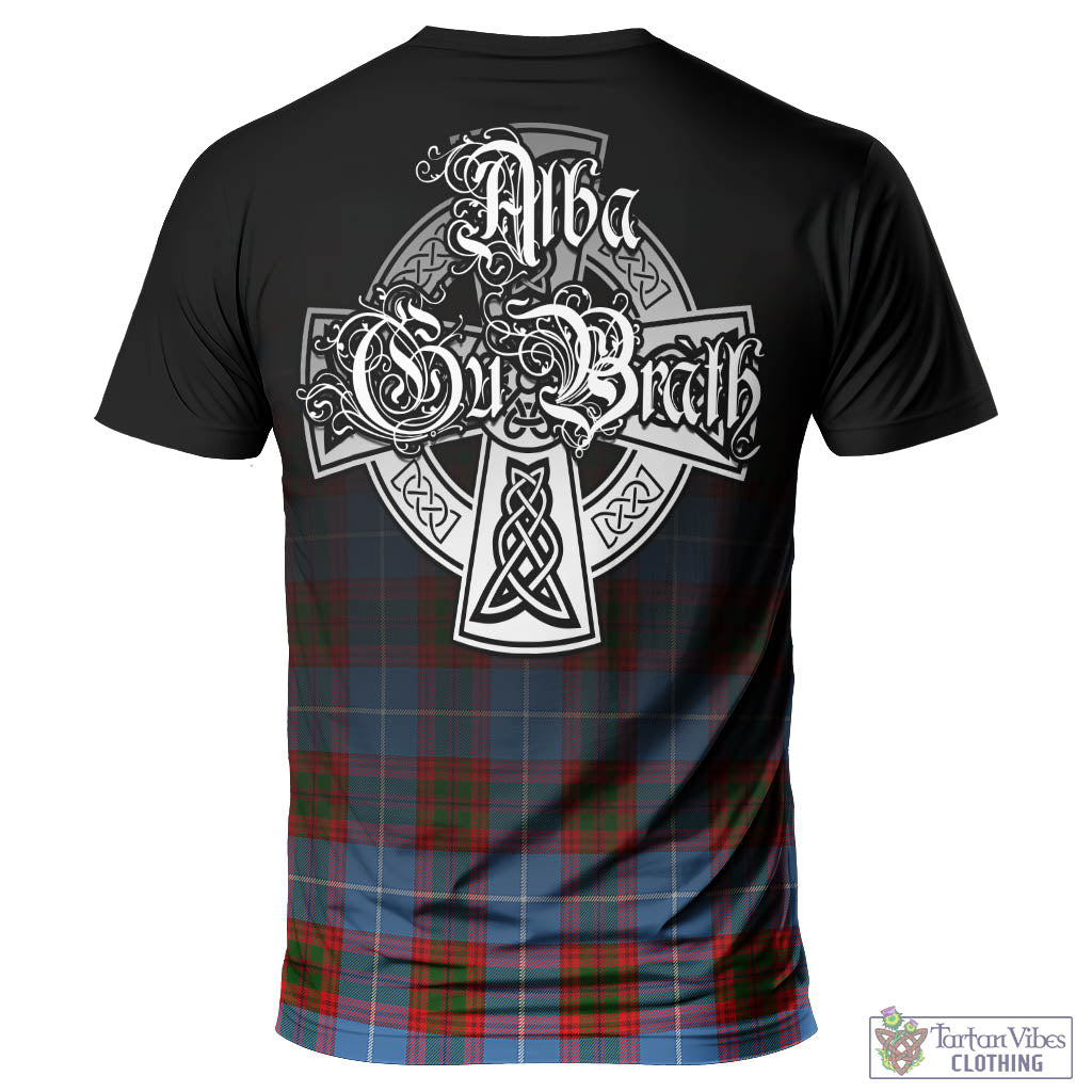 Tartan Vibes Clothing Preston Tartan T-Shirt Featuring Alba Gu Brath Family Crest Celtic Inspired