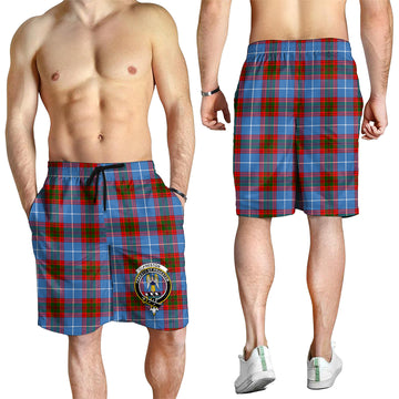 Preston Tartan Mens Shorts with Family Crest