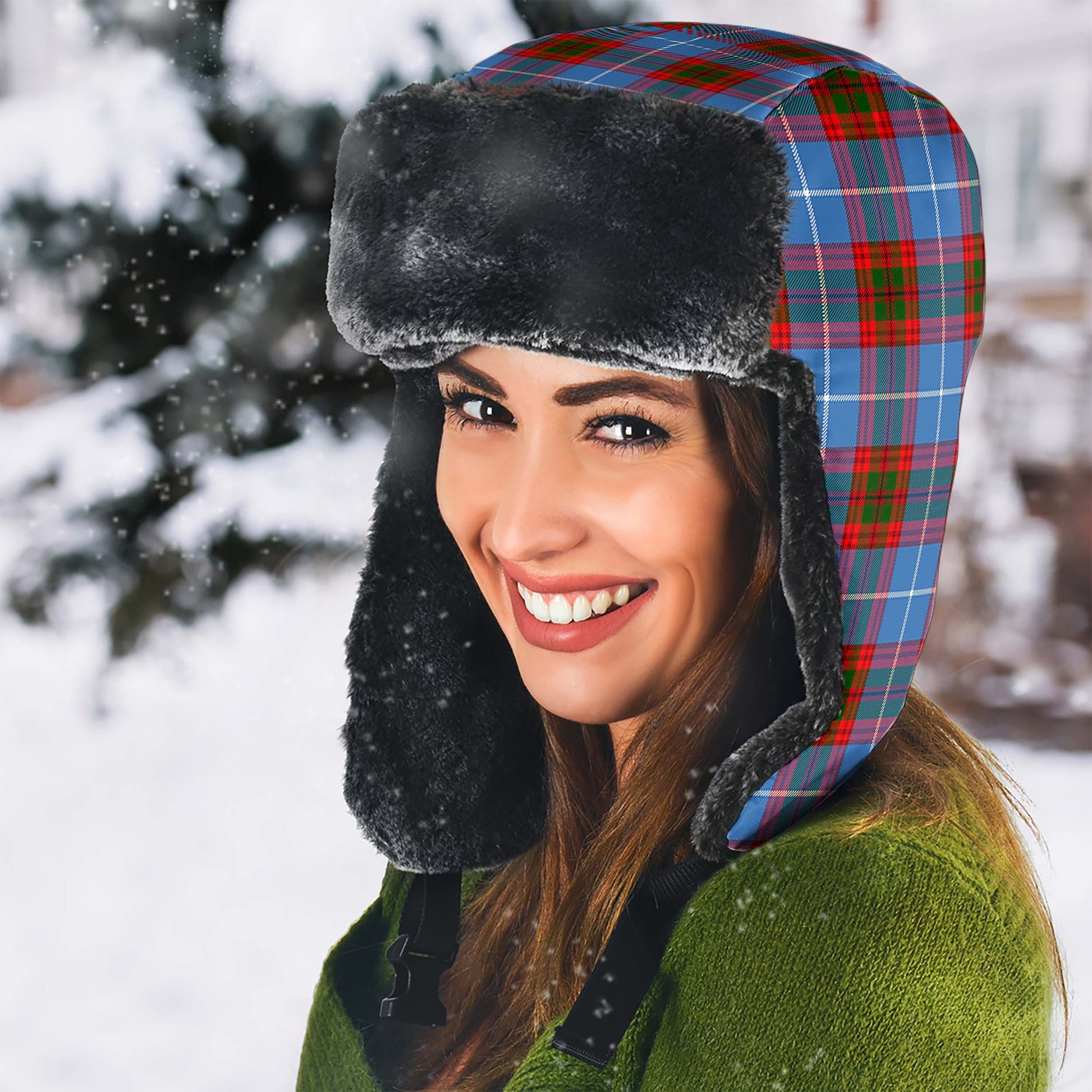 Preston Tartan Winter Trapper Hat - Tartanvibesclothing