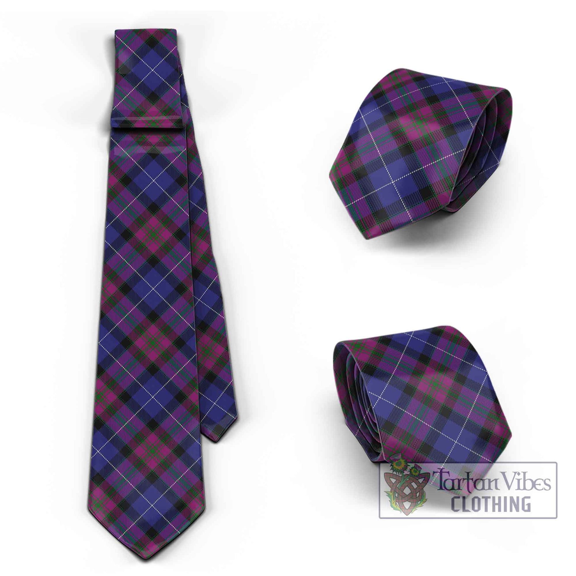 Tartan Vibes Clothing Pride of Scotland Tartan Classic Necktie Cross Style