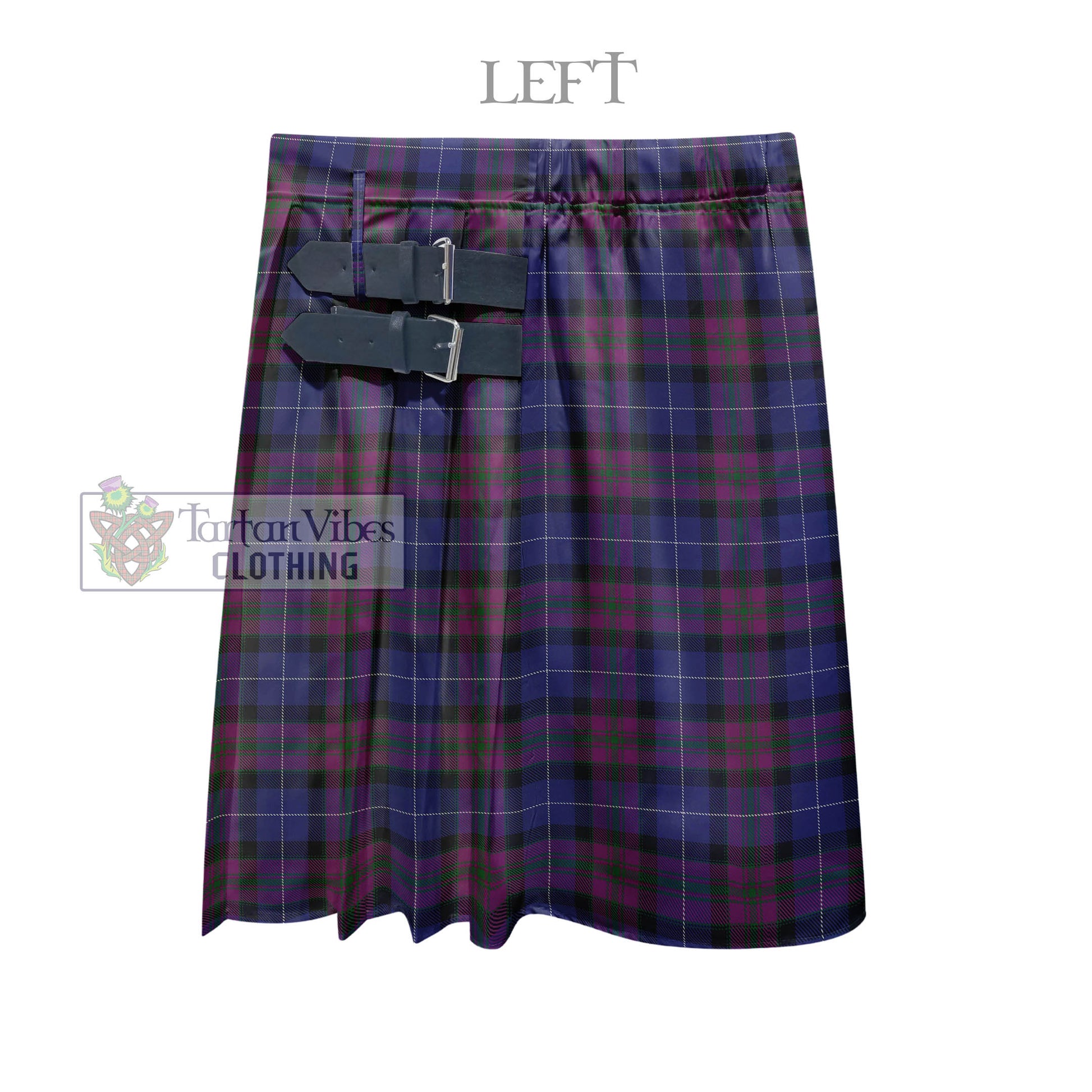 Tartan Vibes Clothing Pride of Scotland Tartan Men's Pleated Skirt - Fashion Casual Retro Scottish Style