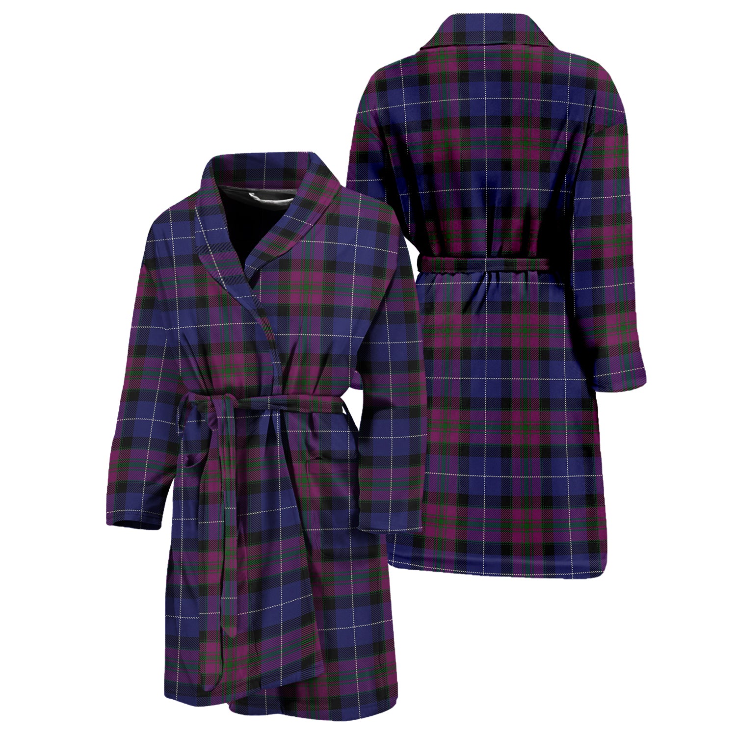 Pride of Scotland Tartan Bathrobe Unisex M - Tartan Vibes Clothing