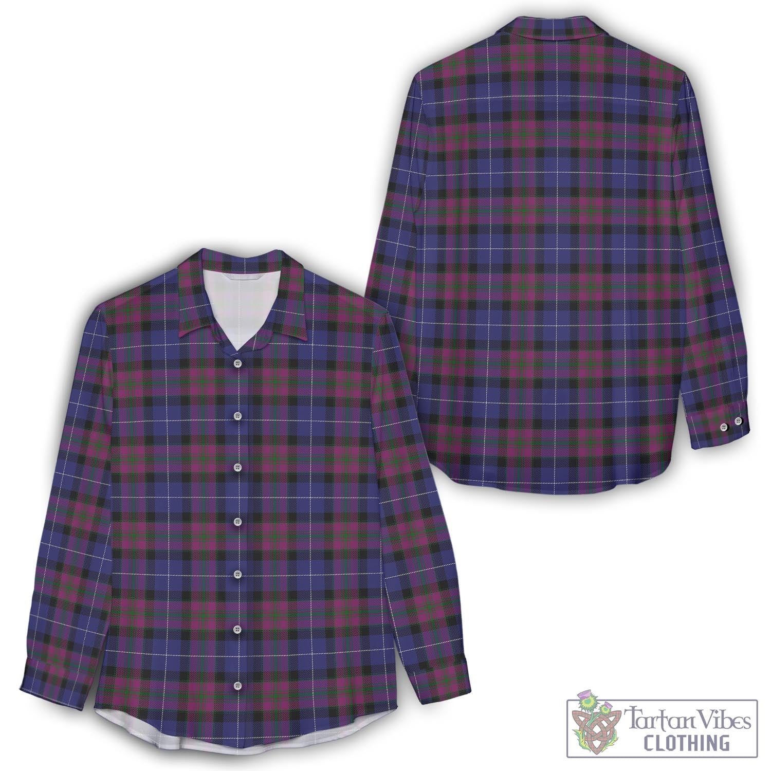 Pride of Scotland Tartan Womens Casual Shirt