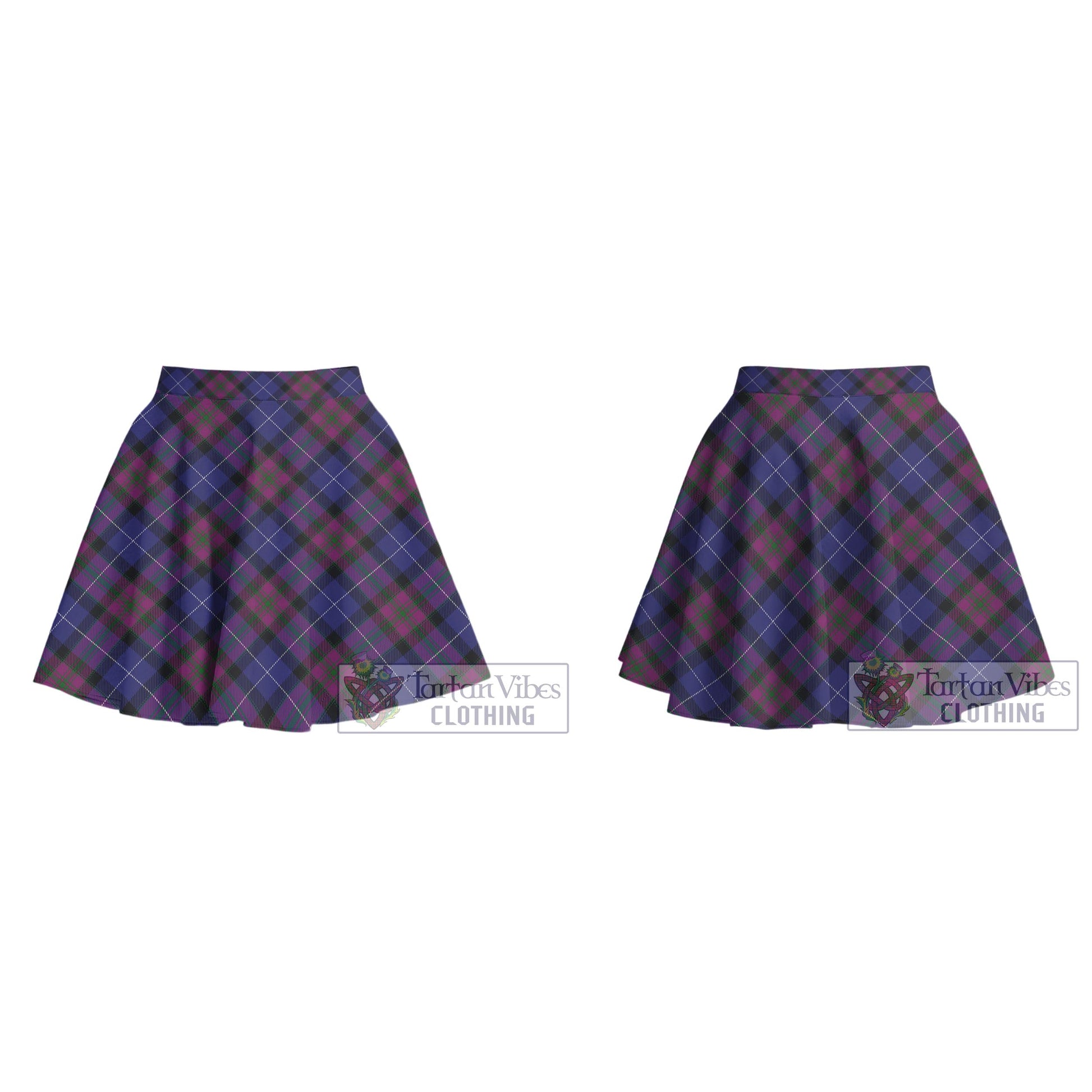 Tartan Vibes Clothing Pride of Scotland Tartan Women's Plated Mini Skirt