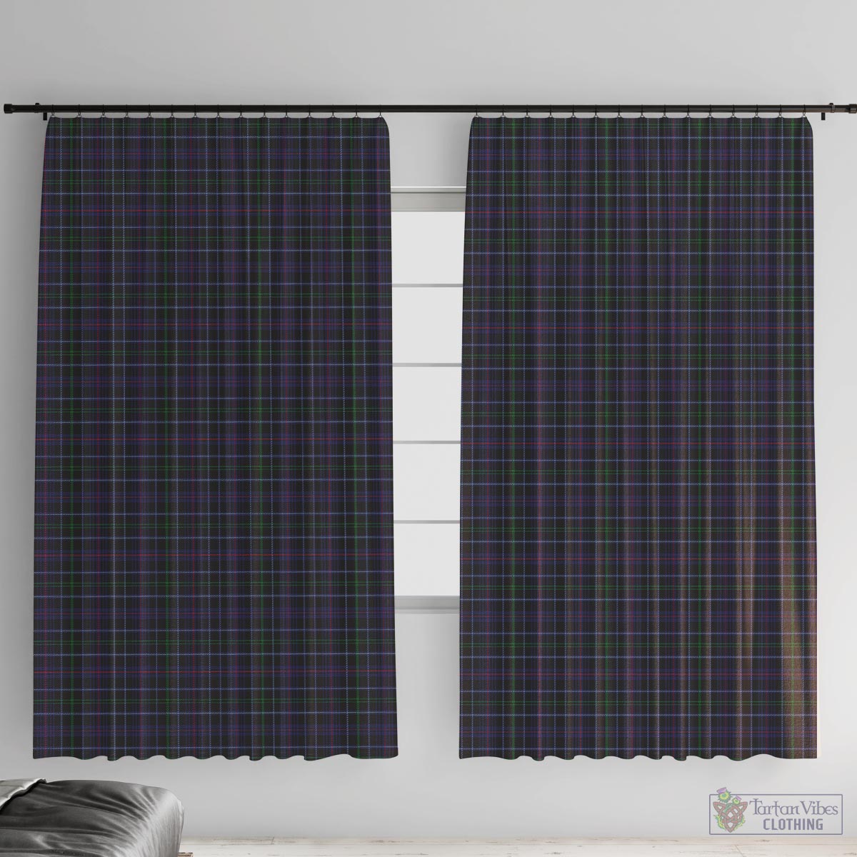 Pride (Wales) Tartan Window Curtain