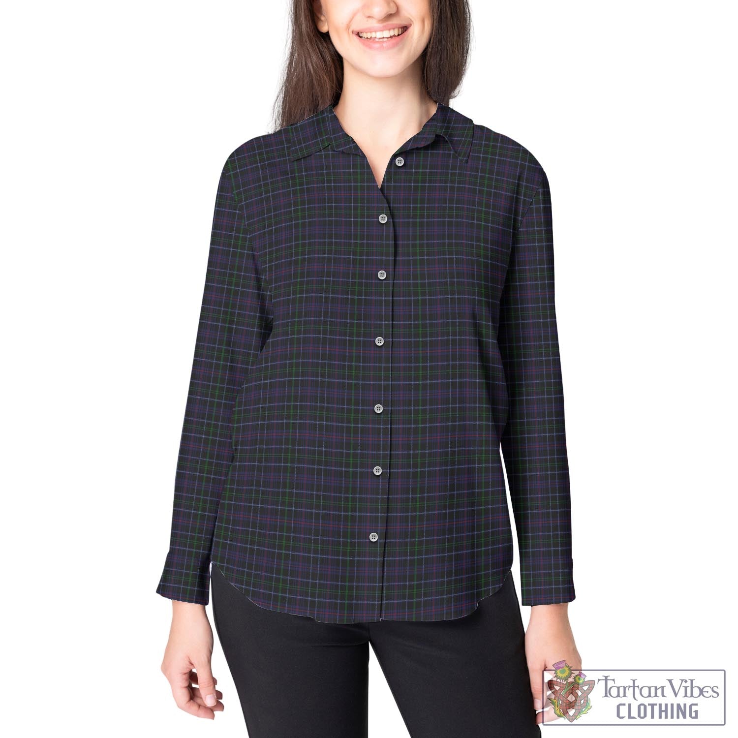 Pride (Wales) Tartan Womens Casual Shirt