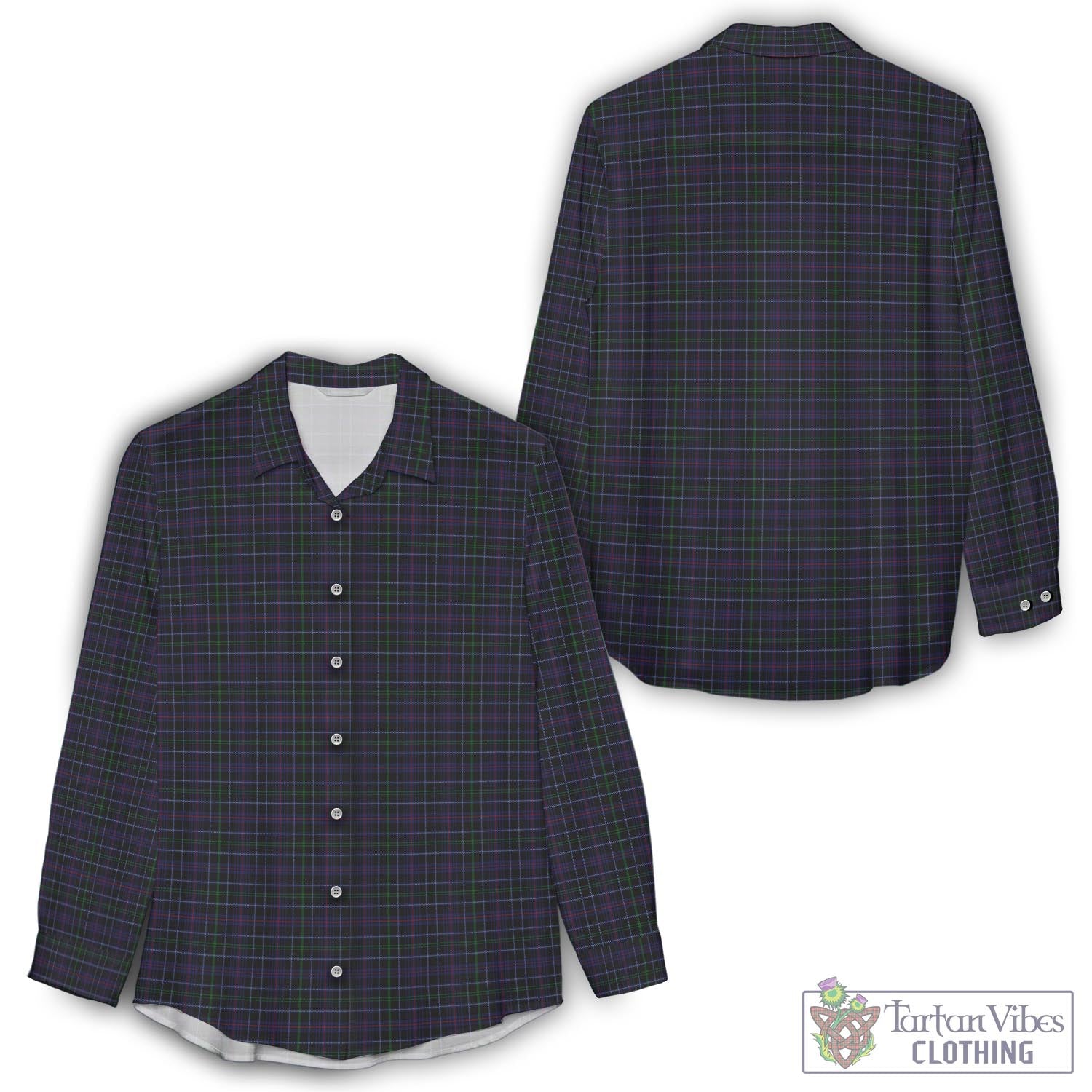 Pride (Wales) Tartan Womens Casual Shirt