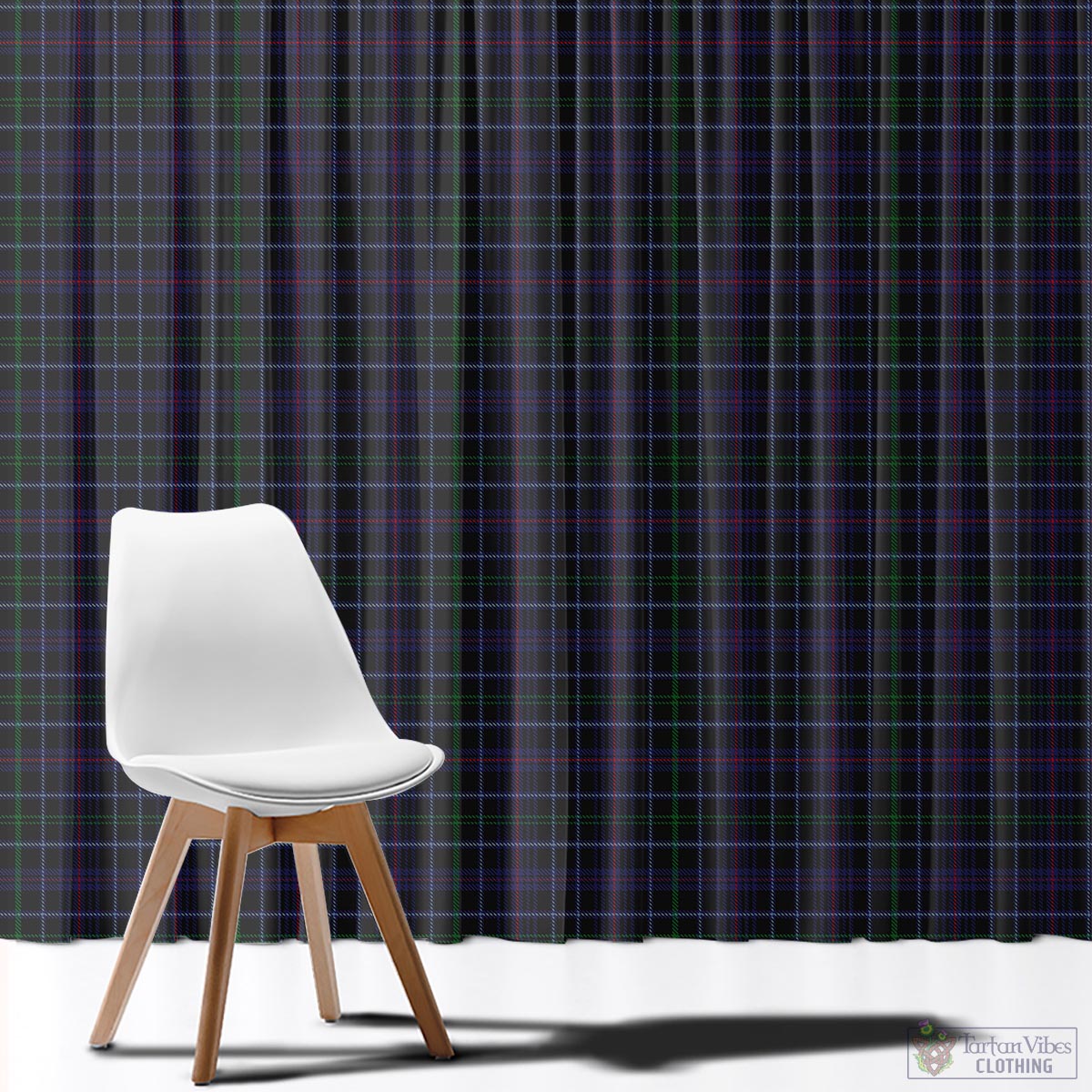 Pride (Wales) Tartan Window Curtain