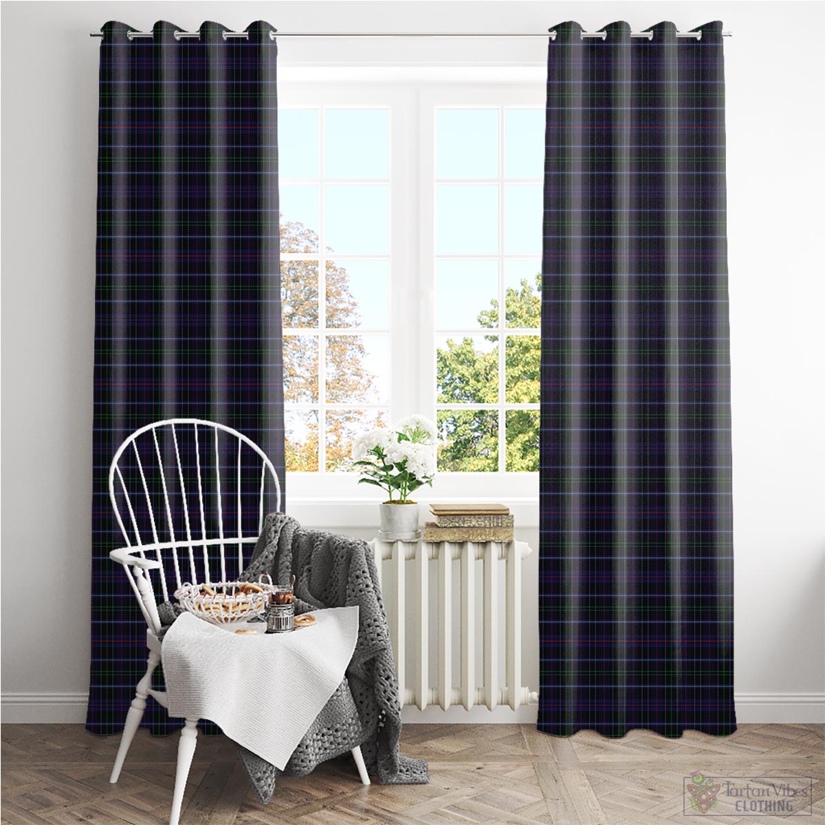 Pride (Wales) Tartan Window Curtain