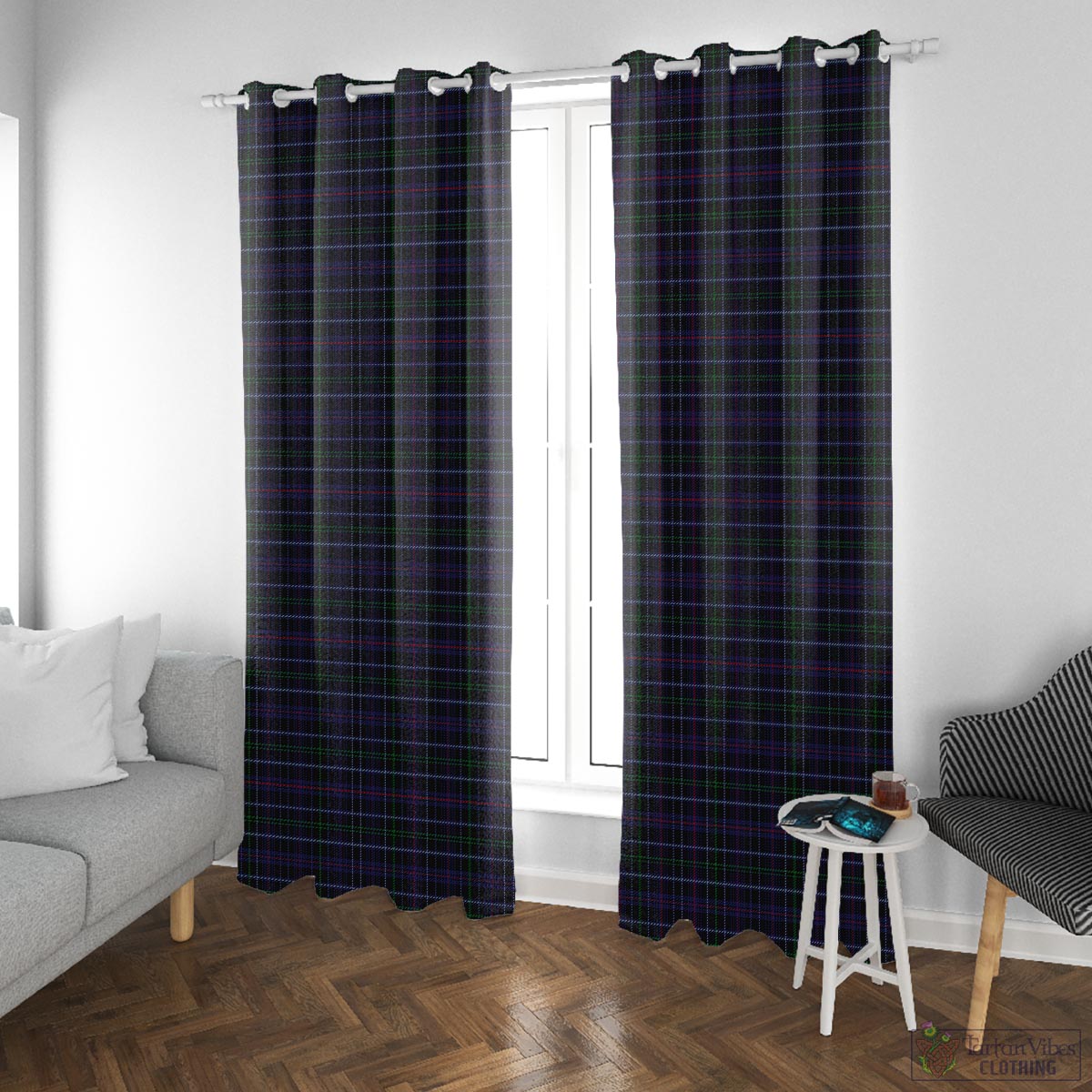 Pride (Wales) Tartan Window Curtain