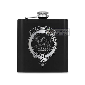 Primrose Crest Hip Flask Set 7oz Black Stainless Steel with A Gift Box