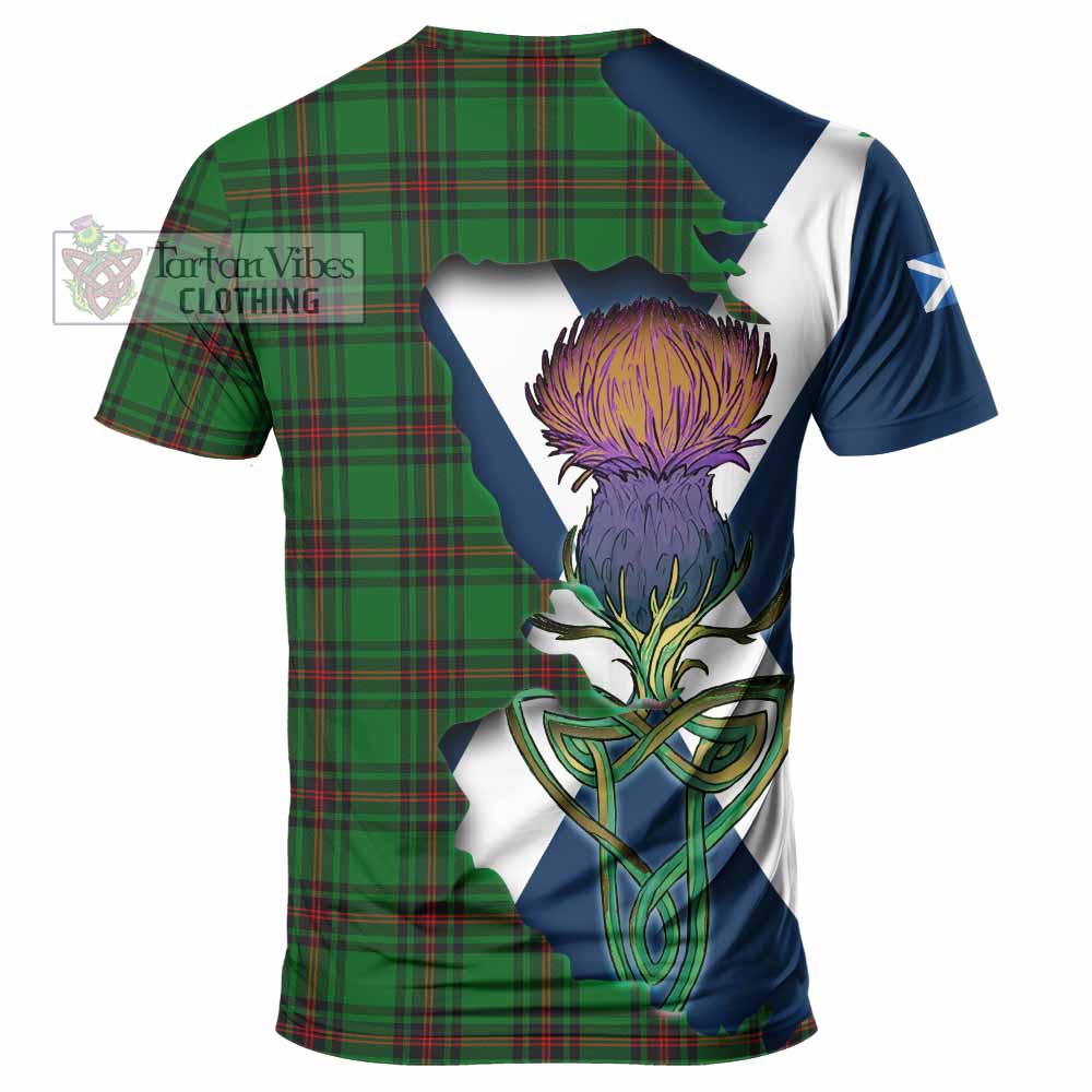 Primrose Tartan Family Crest T-Shirt Scottish Thistle Celtic Inspired - Tartan Vibes Clothing