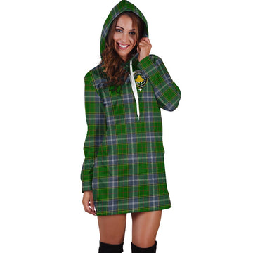 Pringle Tartan Hoodie Dress with Family Crest