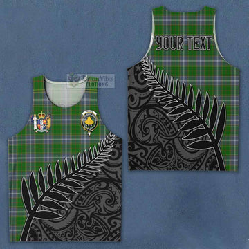 Pringle Crest Tartan Men's Tank Top with New Zealand Silver Fern Half Style