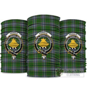 Pringle Tartan Neck Gaiters, Tartan Bandanas, Tartan Head Band with Family Crest