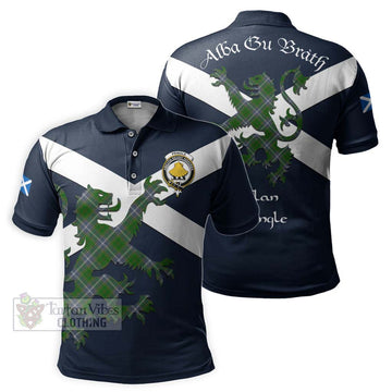 Pringle Tartan Lion Rampant Polo Shirt Proudly Display Your Heritage with Alba Gu Brath and Clan Name