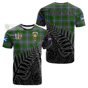 Pringle Crest Tartan Cotton T-shirt with New Zealand Silver Fern Half Style