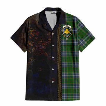 Pringle Tartan Family Crest Hawaiian Shirt Alba Gu Brath Be Brave Lion Ancient Style Kid - Tartan Vibes Clothing