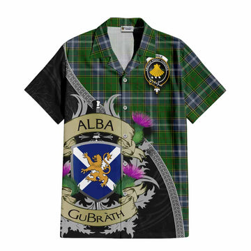 Pringle Tartan Family Crest Hawaiian Shirt Lion Rampant Royal Thistle Shield Celtic Inspired Kid - Tartan Vibes Clothing