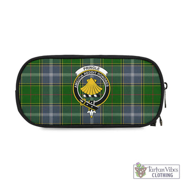 Pringle Tartan Pen and Pencil Case with Family Crest