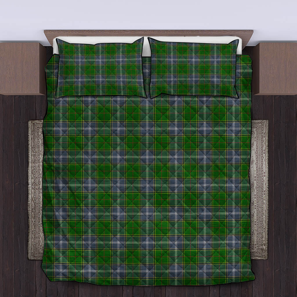 Pringle Tartan Quilt Bed Set King - Tartan Vibes Clothing