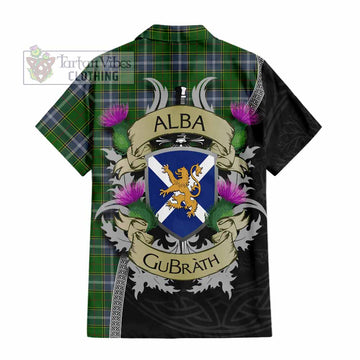 Pringle Tartan Family Crest Hawaiian Shirt Lion Rampant Royal Thistle Shield Celtic Inspired - Tartan Vibes Clothing