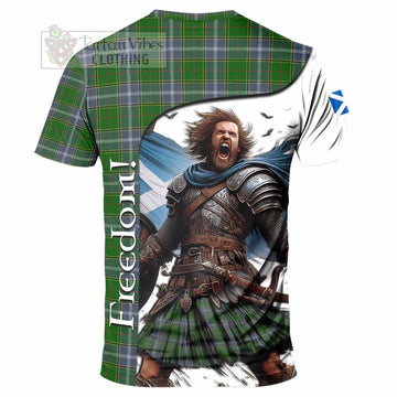 Pringle Crest Tartan T-Shirt Inspired by the Freedom of Scottish Warrior