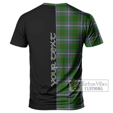 Pringle Tartan T-Shirt with Family Crest and Half Of Me Style