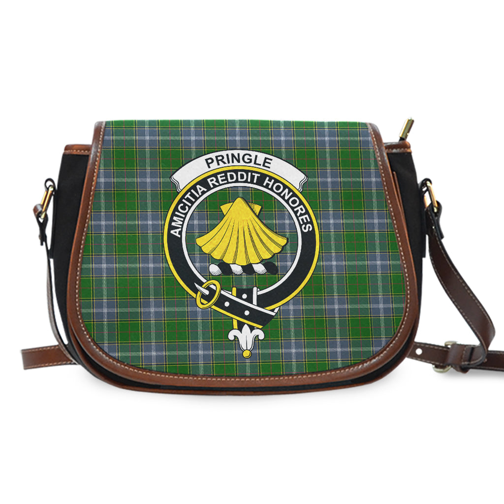 Pringle Tartan Saddle Bag with Family Crest - Tartan Vibes Clothing