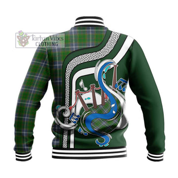 Pringle Tartan Baseball Jacket with Epic Bagpipe Style