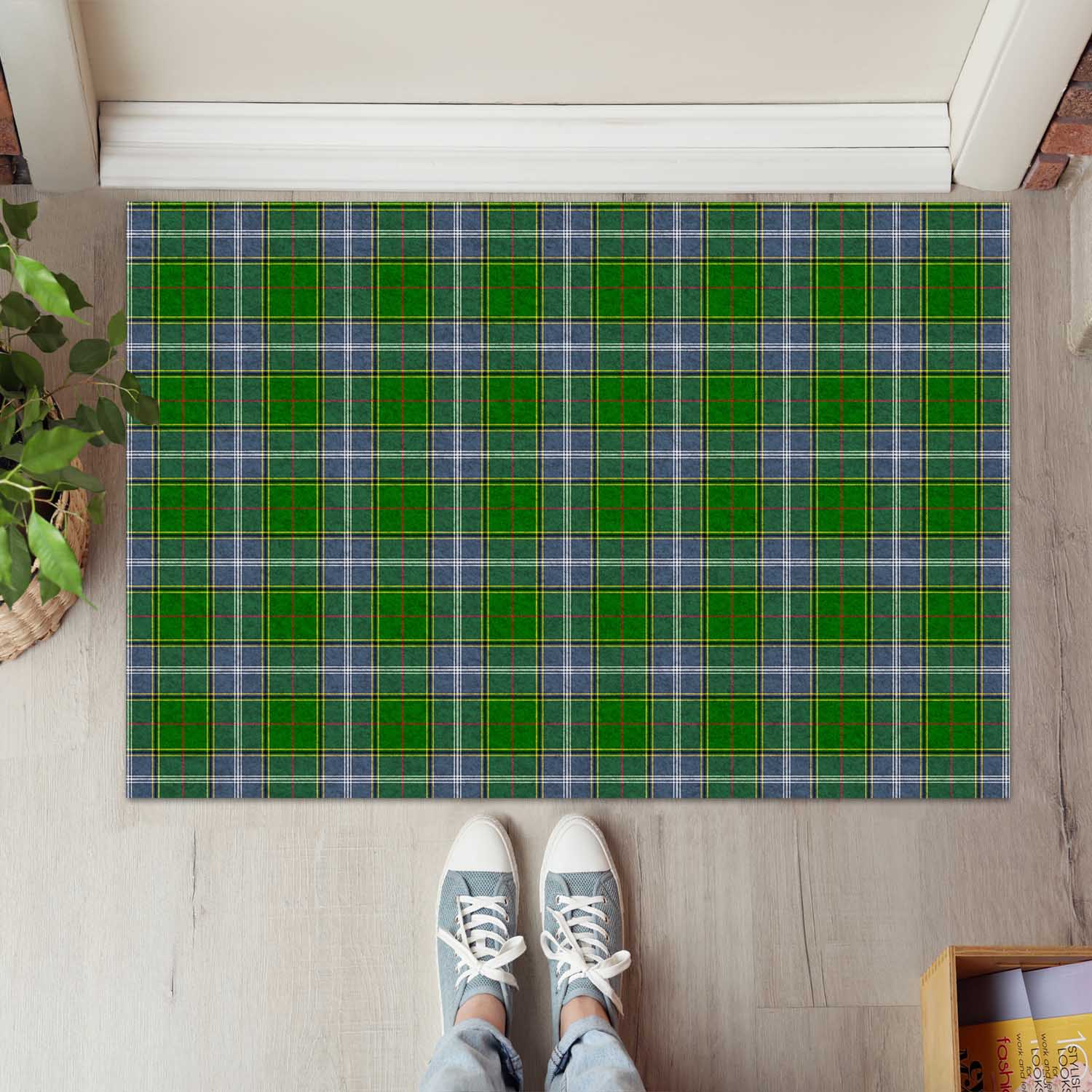 Pringle Tartan Door Mat - Tartanvibesclothing