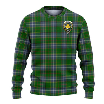 Pringle Tartan Ugly Sweater with Family Crest