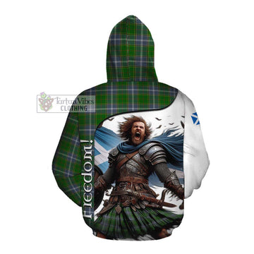 Pringle Crest Tartan Cotton Hoodie Inspired by the Freedom of Scottish Warrior