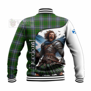 Pringle Crest Tartan Baseball Jacket Inspired by the Freedom of Scottish Warrior