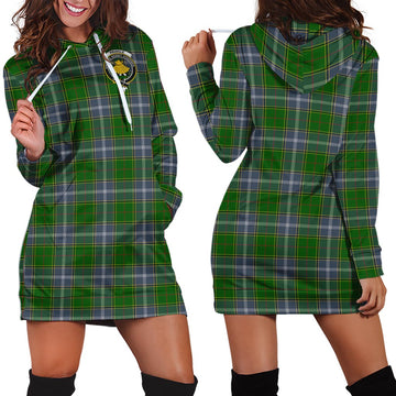 Pringle Tartan Hoodie Dress with Family Crest