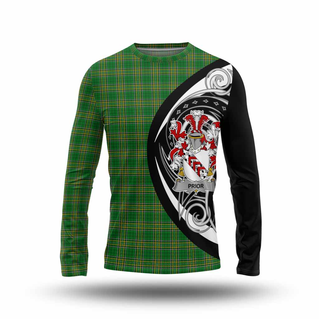 Prior Irish Clan Long Sleeve T-Shirt Celtic Circle Style Unisex - Tartan Vibes Clothing