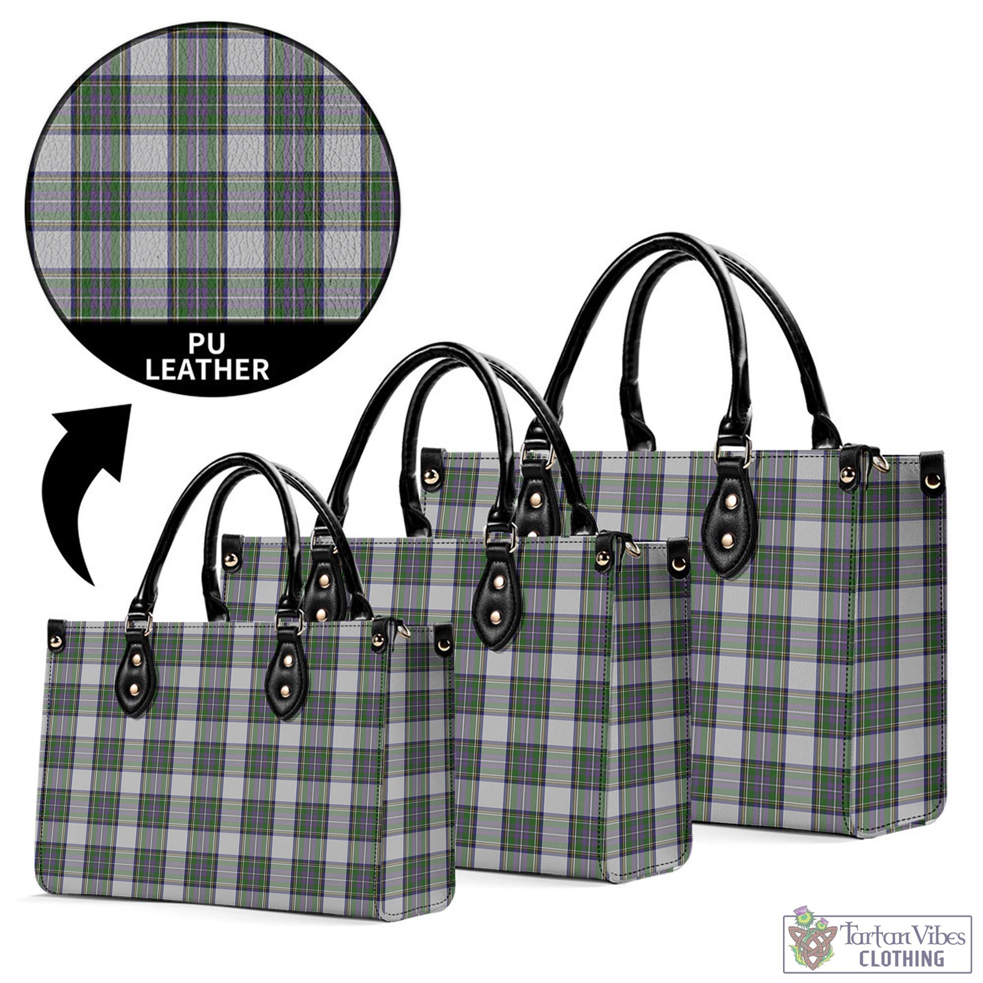 Tartan Vibes Clothing Pritchard Tartan Luxury Leather Handbags