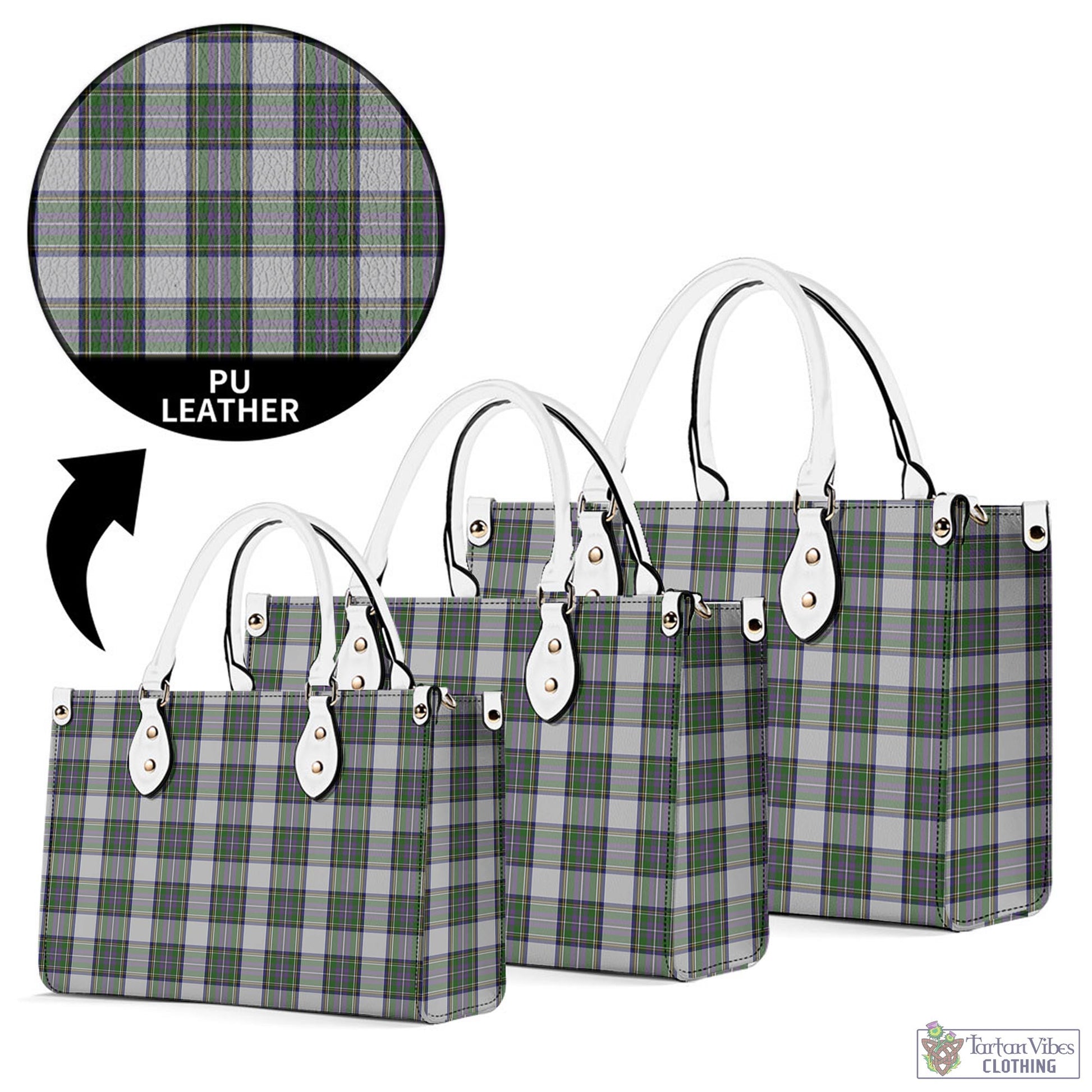 Tartan Vibes Clothing Pritchard Tartan Luxury Leather Handbags