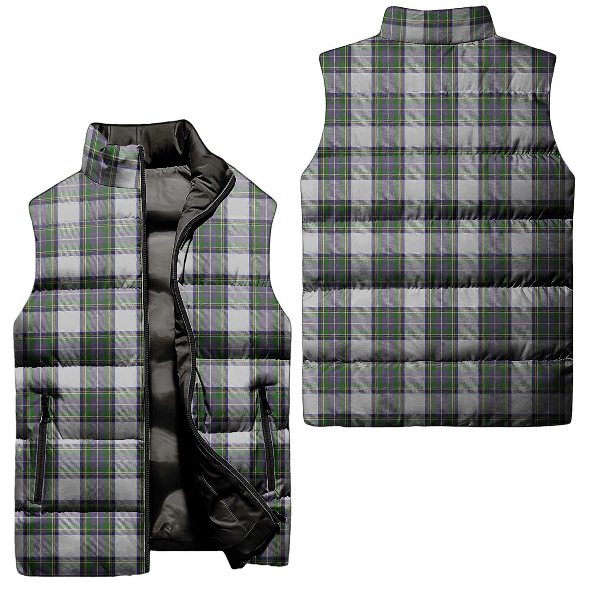 Pritchard Tartan Sleeveless Puffer Jacket Unisex - Tartan Vibes Clothing