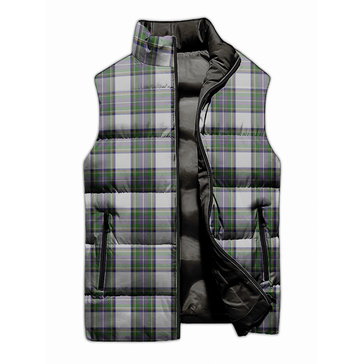 Pritchard Tartan Sleeveless Puffer Jacket Unisex M - Tartan Vibes Clothing